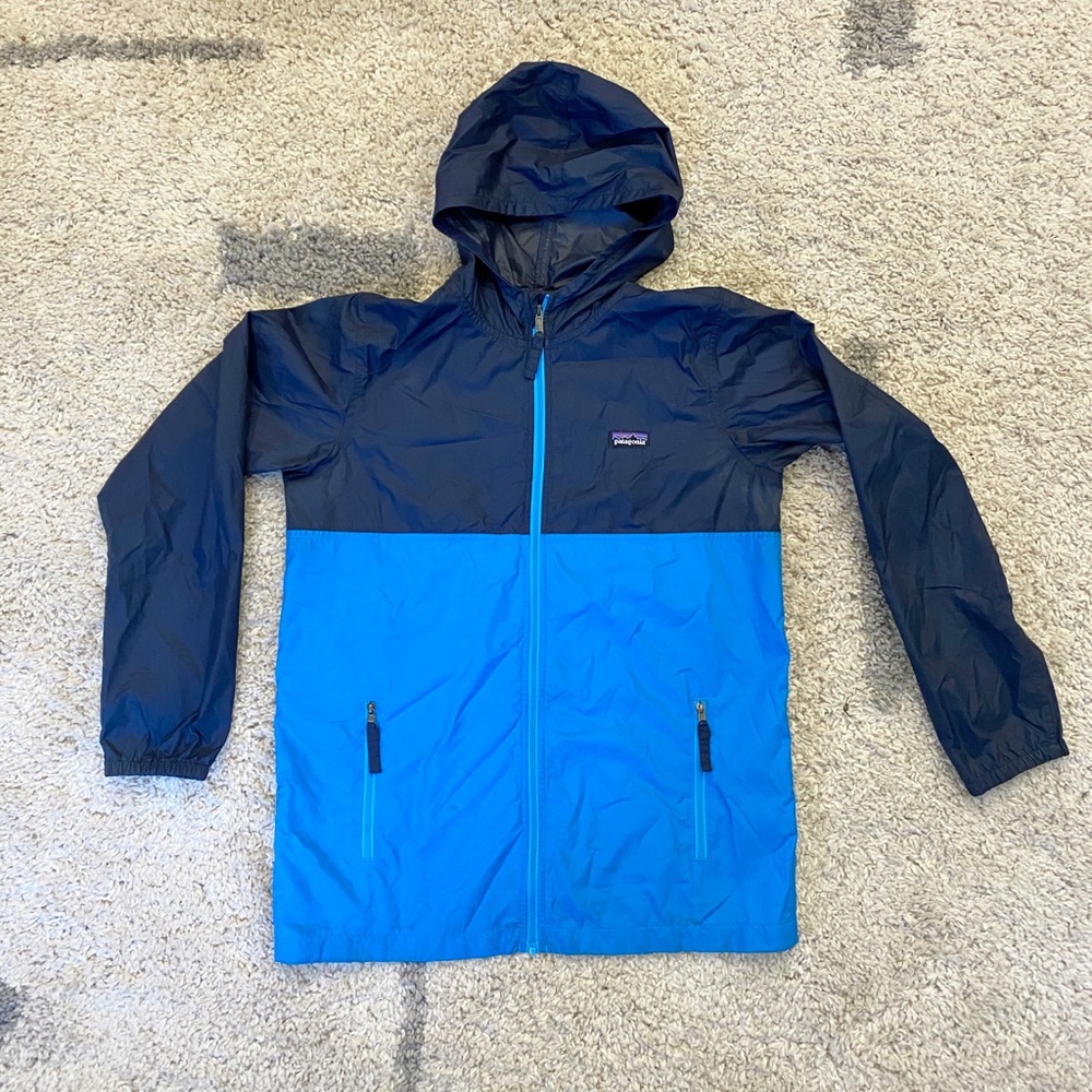 Patagonia Windbreaker - Zip up Jacket - Blue